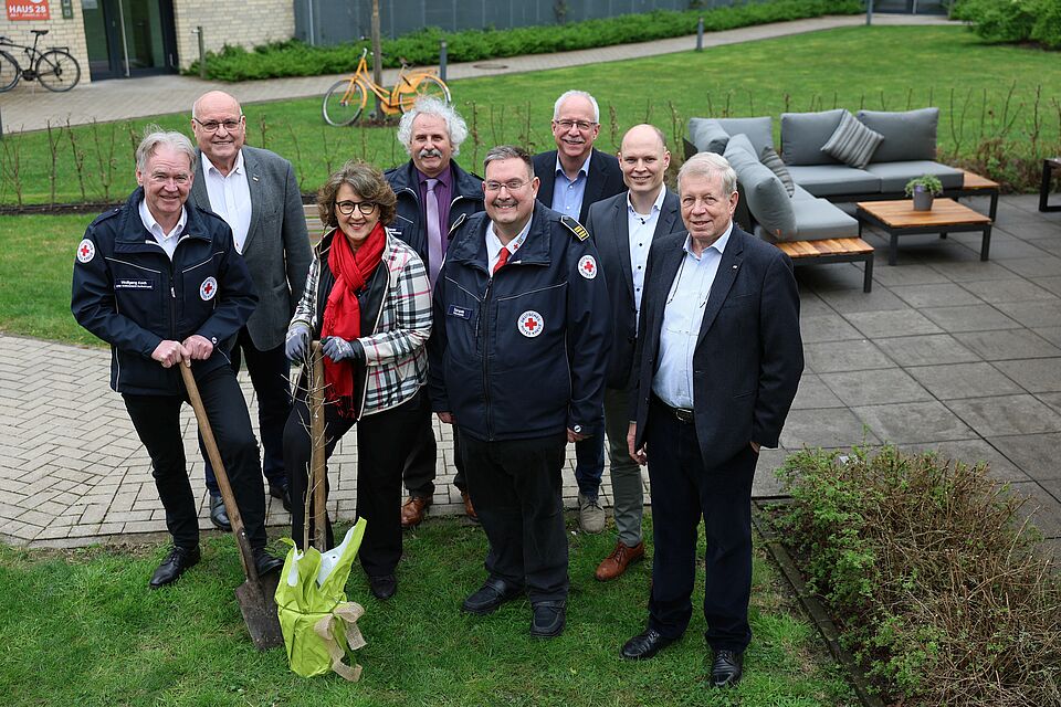 Eine Eiche für den DRK-Campus in Münster